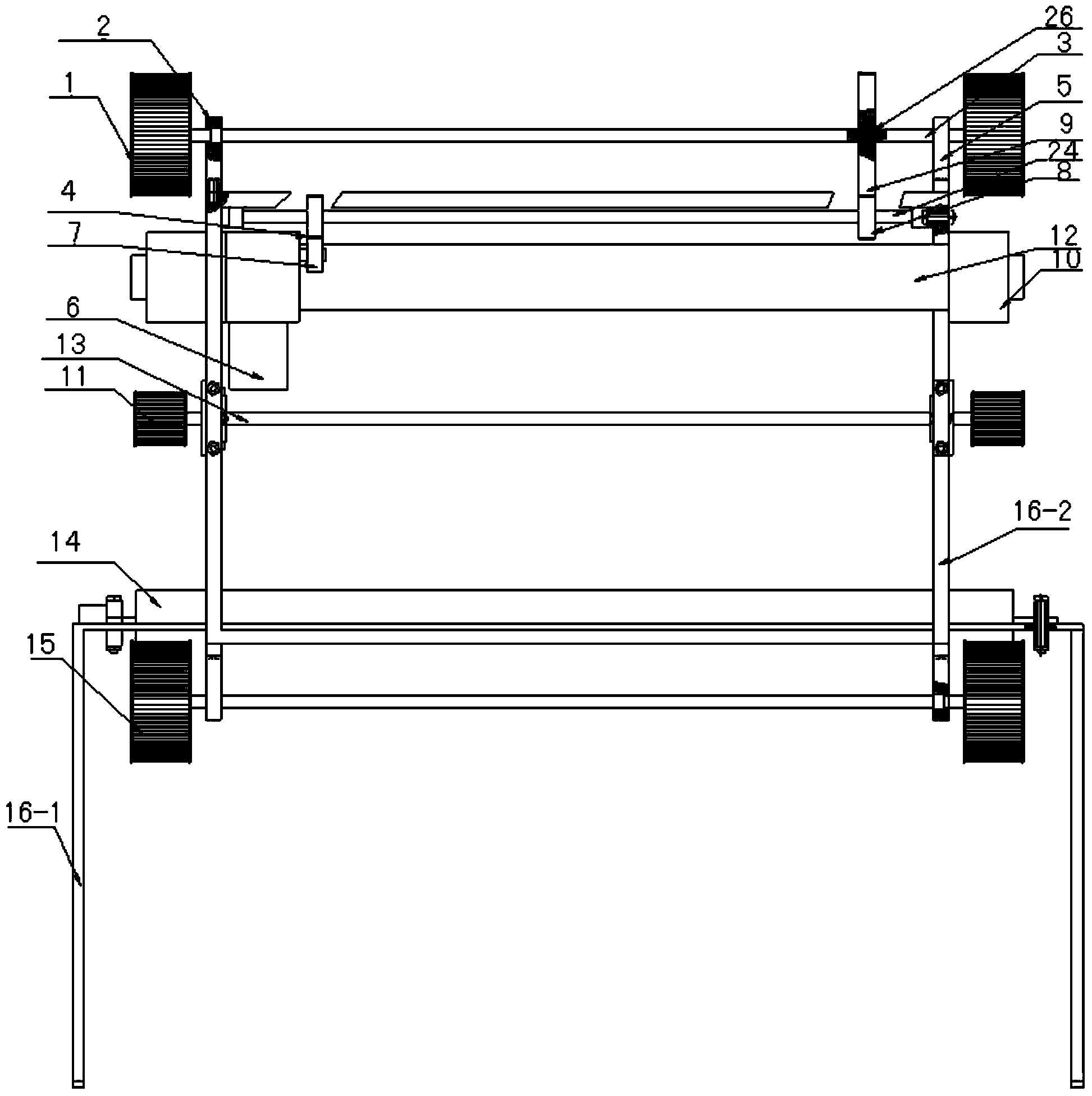 Blackboard with dust prevention function