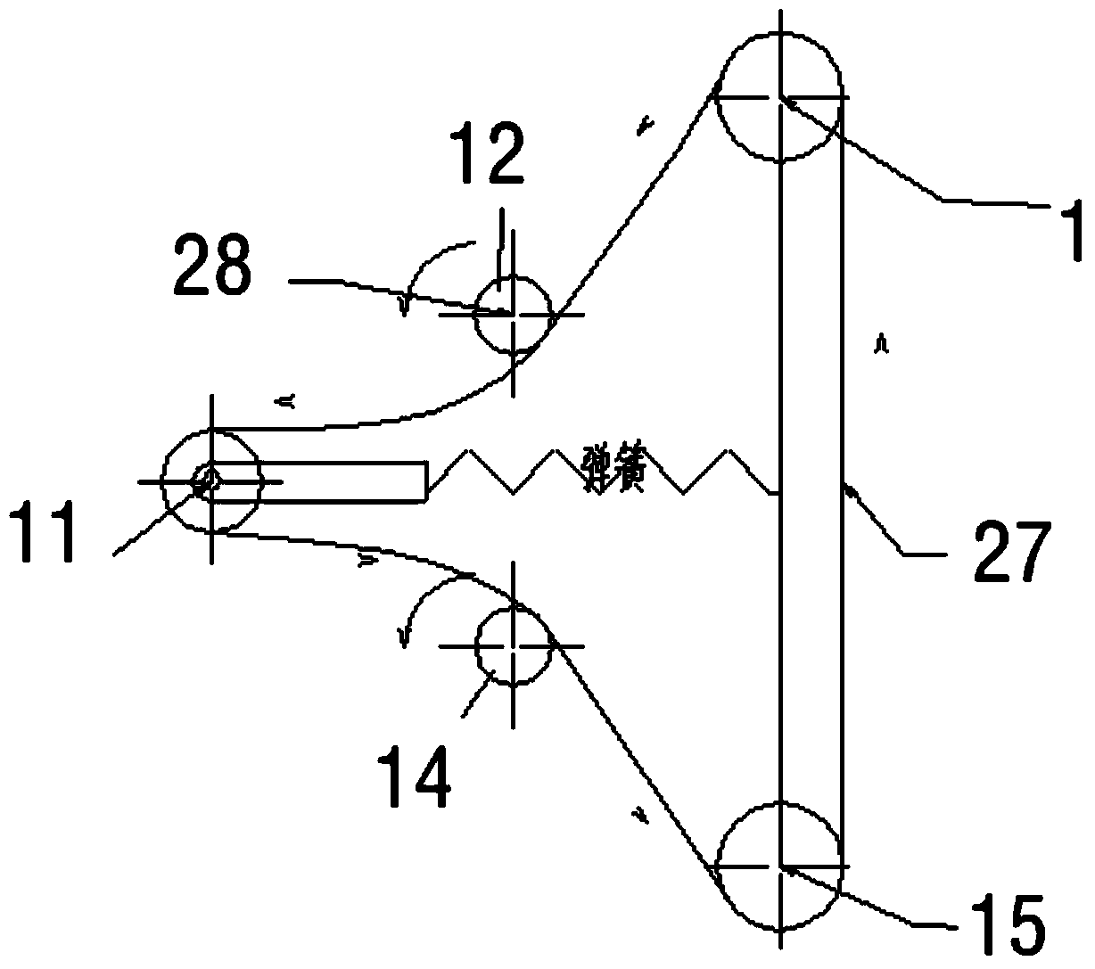 Blackboard with dust prevention function