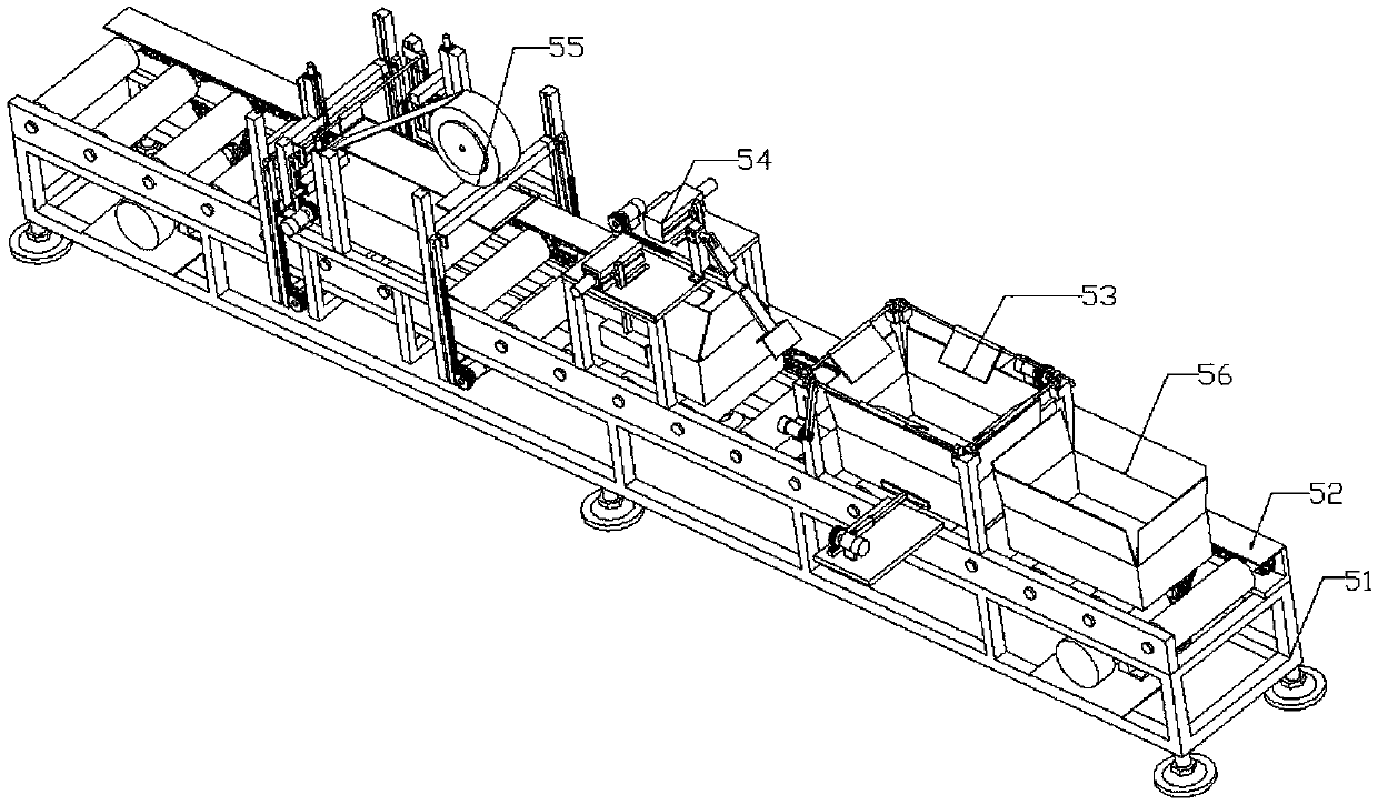 Cam intermittent type rapidly-formed packaging device