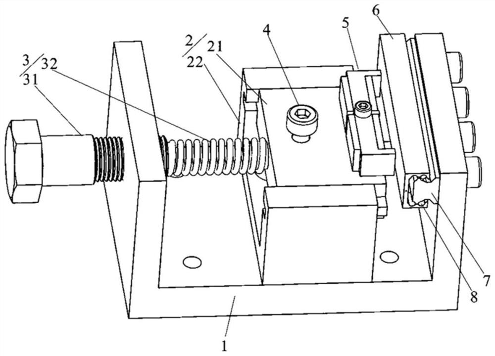 Longitudinal-bending coupling double-foot linear plate type piezoelectric motor