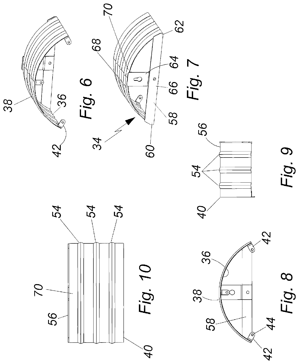 Elevated modular hose hanger