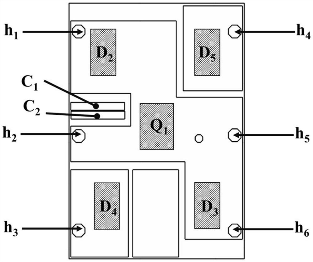 A double-sided structure silicon carbide power module for Vienna rectification and its preparation method