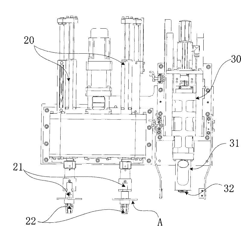 Processing system for opening and welding plastic oil tank