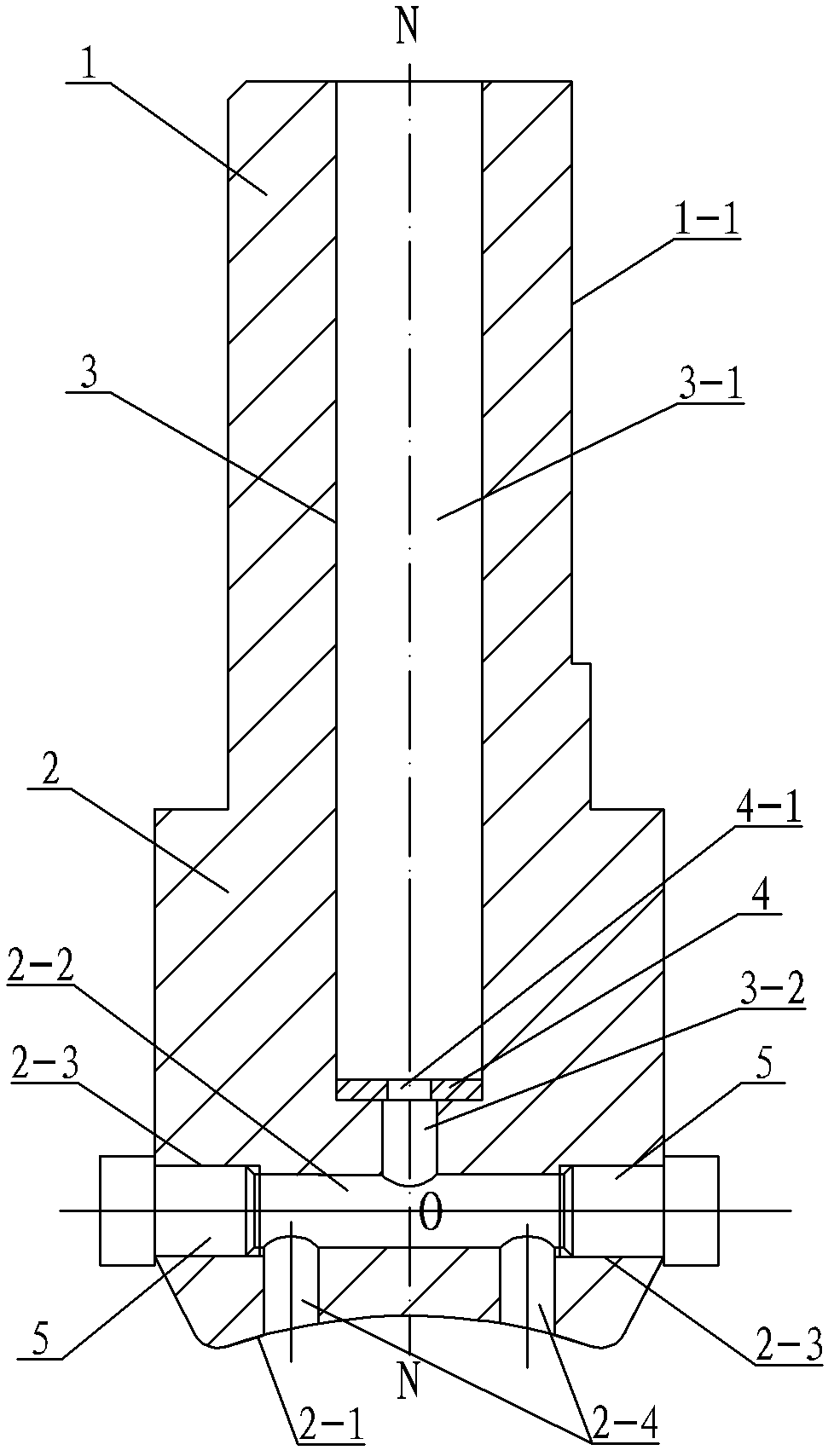 Hollow variable-diameter porous friction head and preparation method for surface composite material of metal material