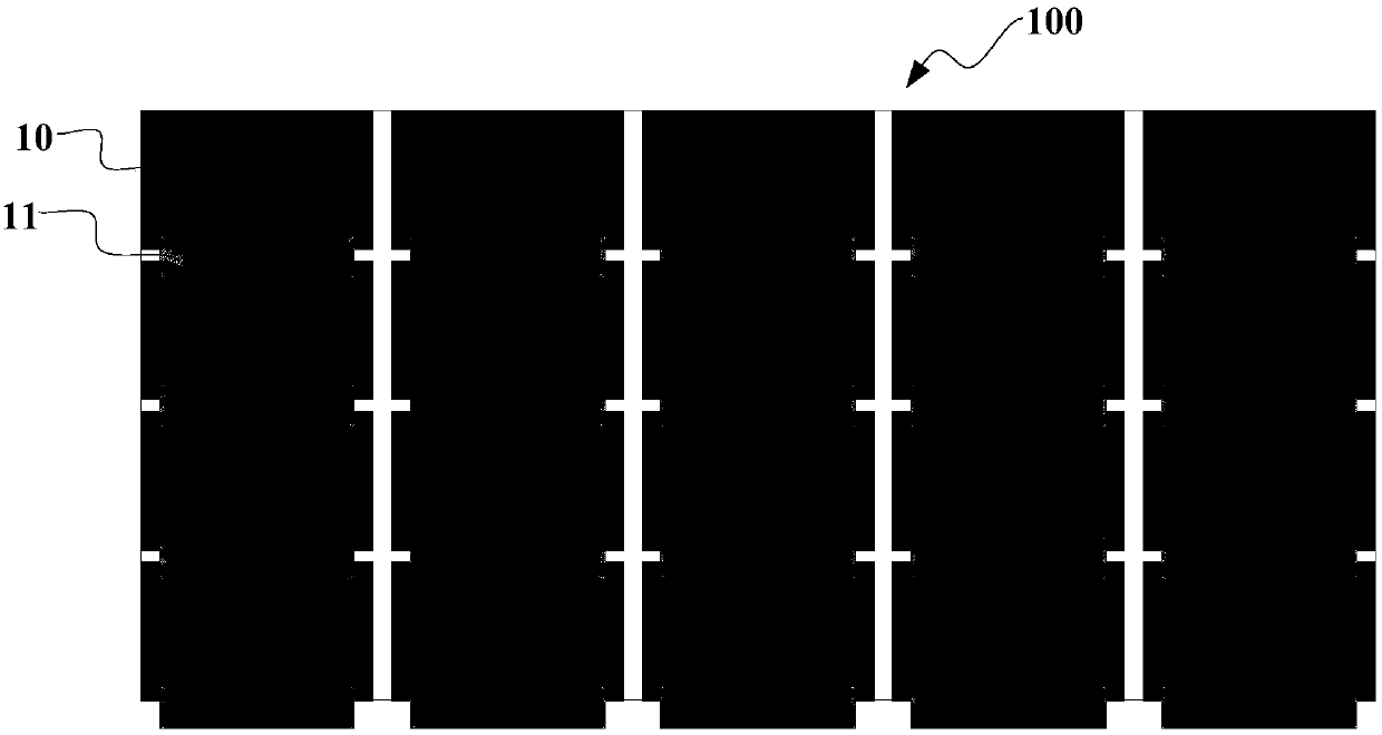 Auxiliary equipment for display substrate testing and display substrate testing method