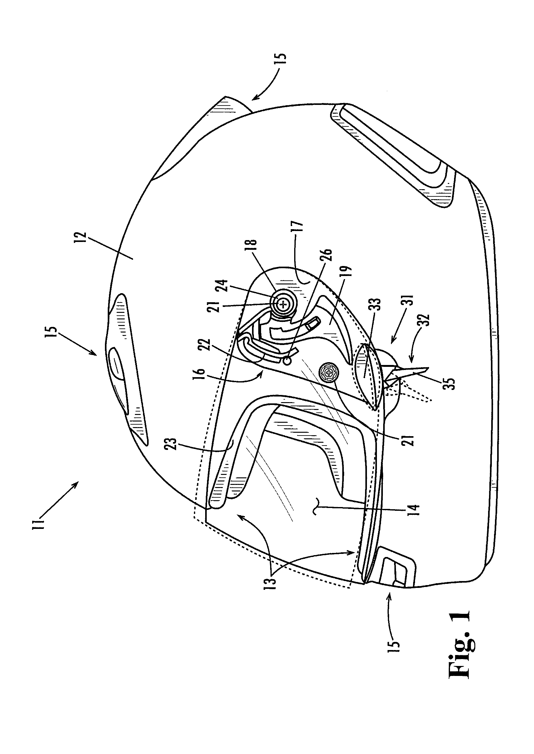 Helmet with Improved Shield Mount and Precision Shield Control