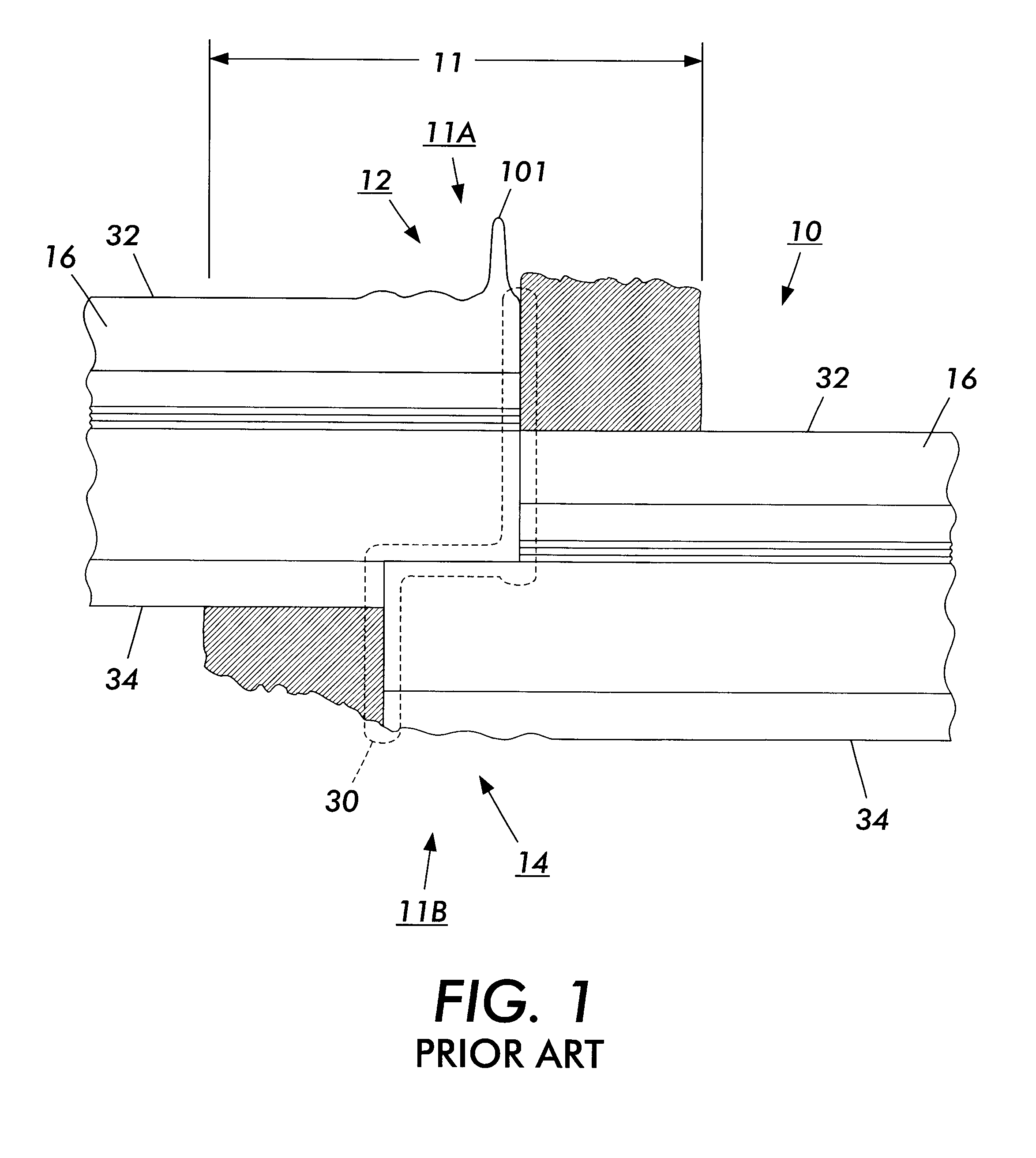 Method for reducing surface roughness in a welded seam of an imaging belt