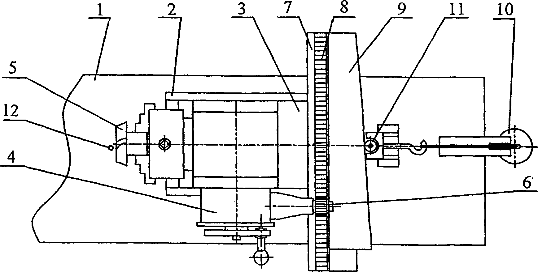 Mechanism for milling impeller inducer of centrifugal compressor with ordinary milling machine