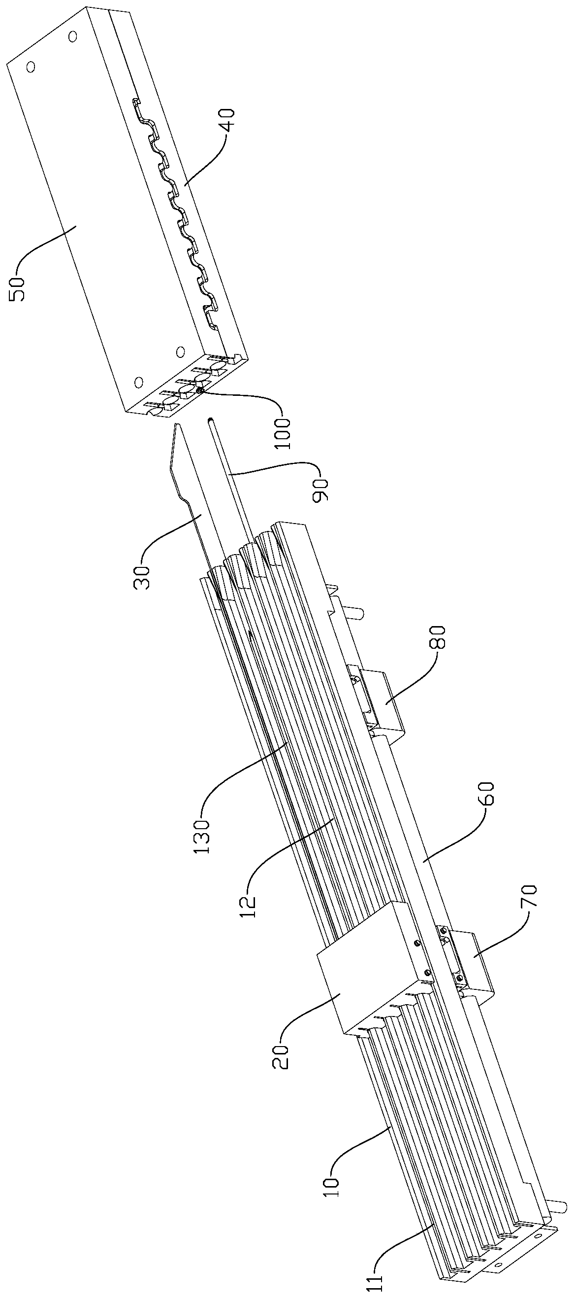 Multifunctional stringed material cutting and penetrating device