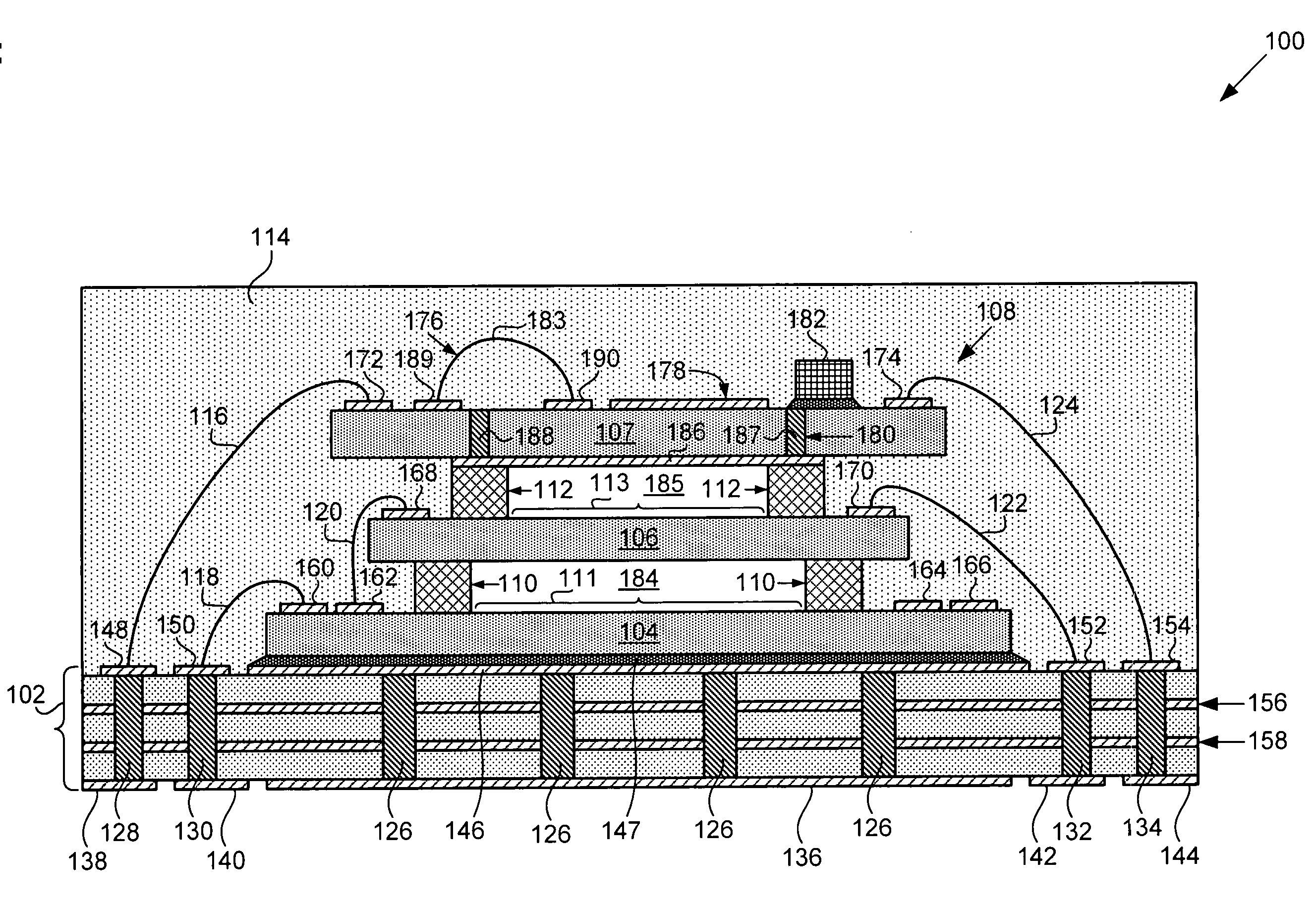 Integrated passive cap in a system-in-package