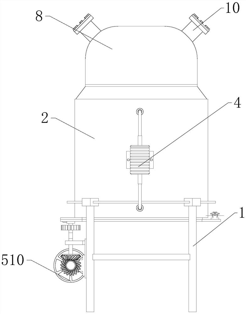 Preparation device of environment-friendly packaging material