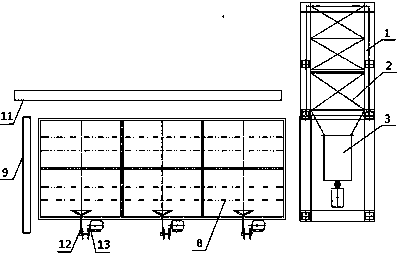 A self-breaking material bridging circulation dryer and its process system