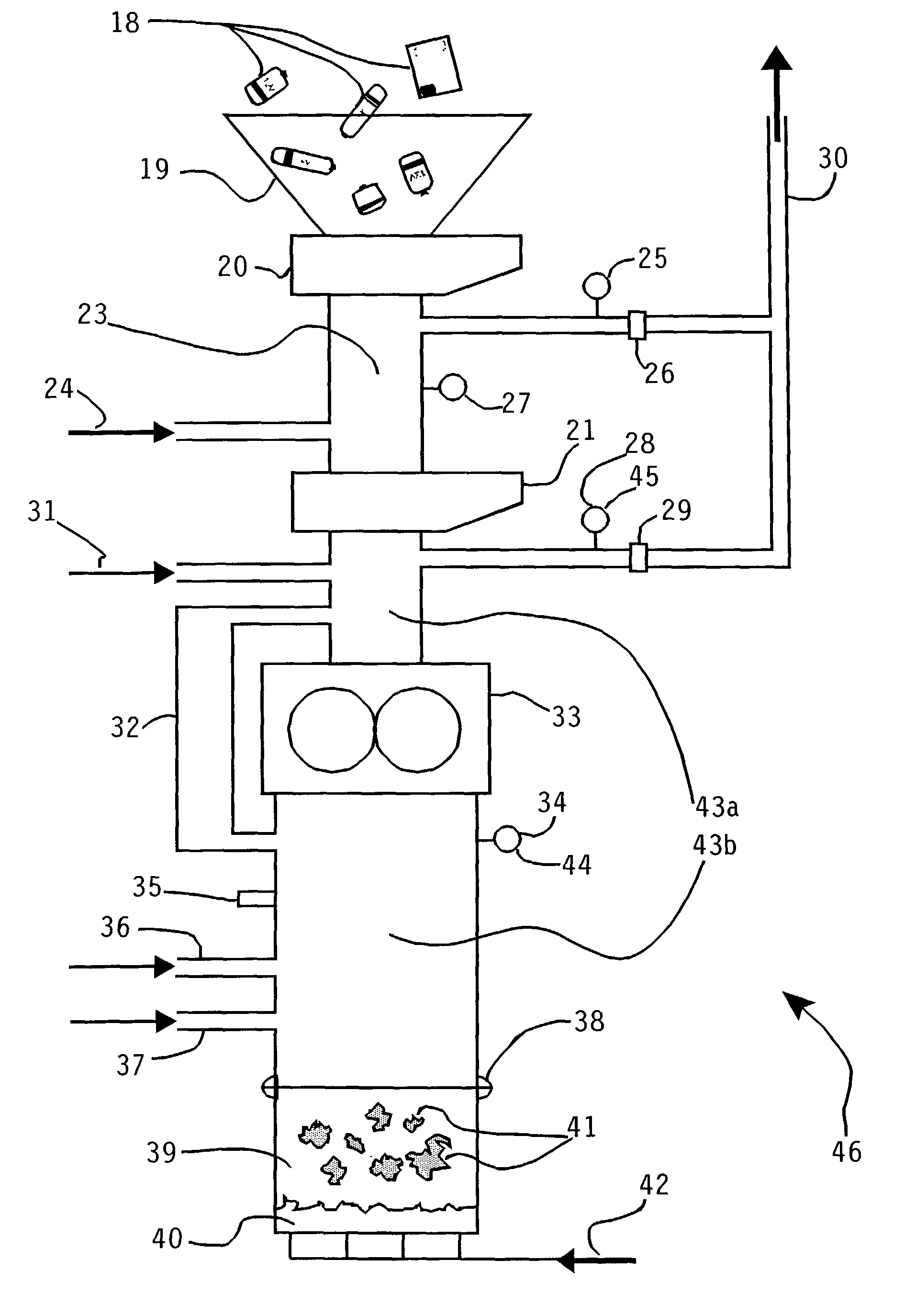 Method of and apparatus for dismantling and storage of objects comprising alkali metals, such as alkali metal containing batteries