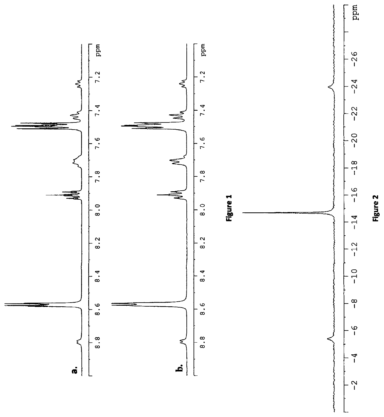 Polarisation transfer via a second metal complex