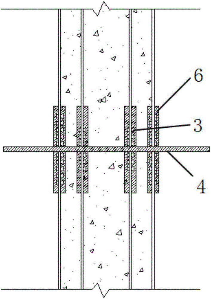 Connection joint and installation method of fabricated circular steel tube casing fiber concrete column