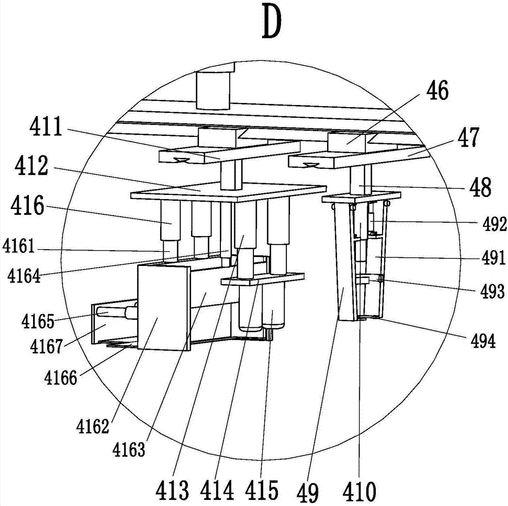 Building decoration machine capable of automatically filling and flattening latex in isolation groove in arbitrary shape