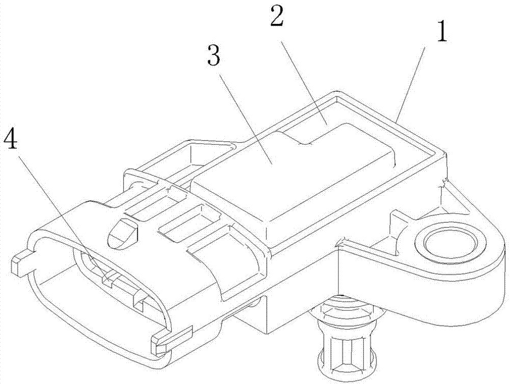 Inlet manifold sensor structure