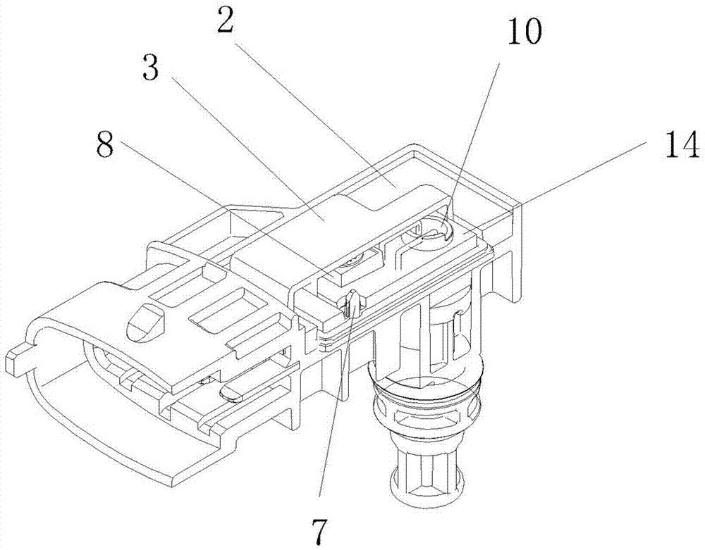 Inlet manifold sensor structure