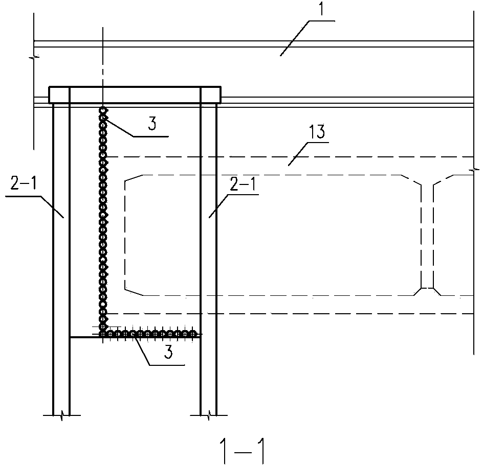 Foundation pit supporting method used below existing comprehensive pipe rack