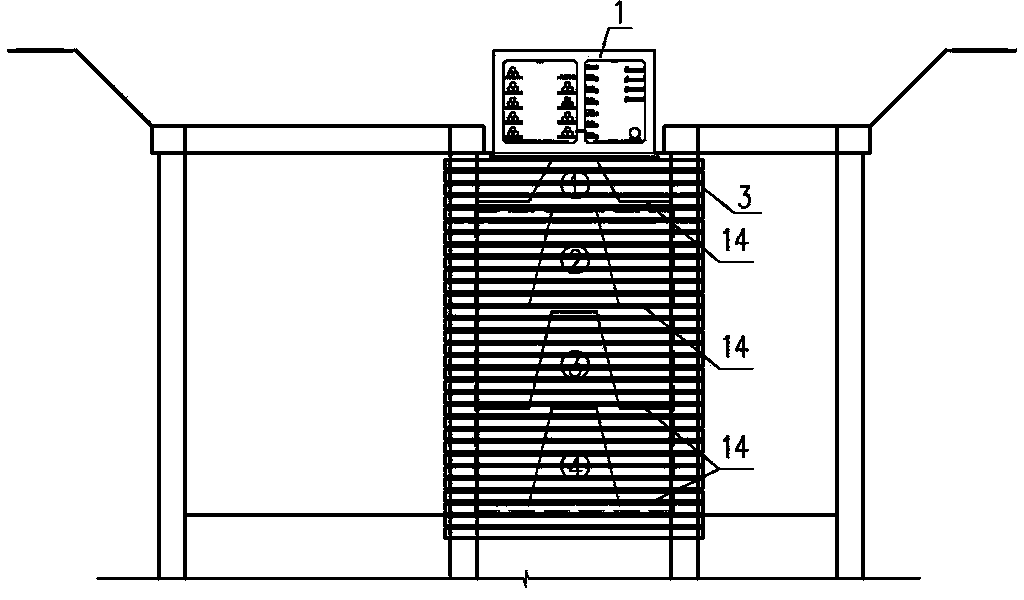Foundation pit supporting method used below existing comprehensive pipe rack