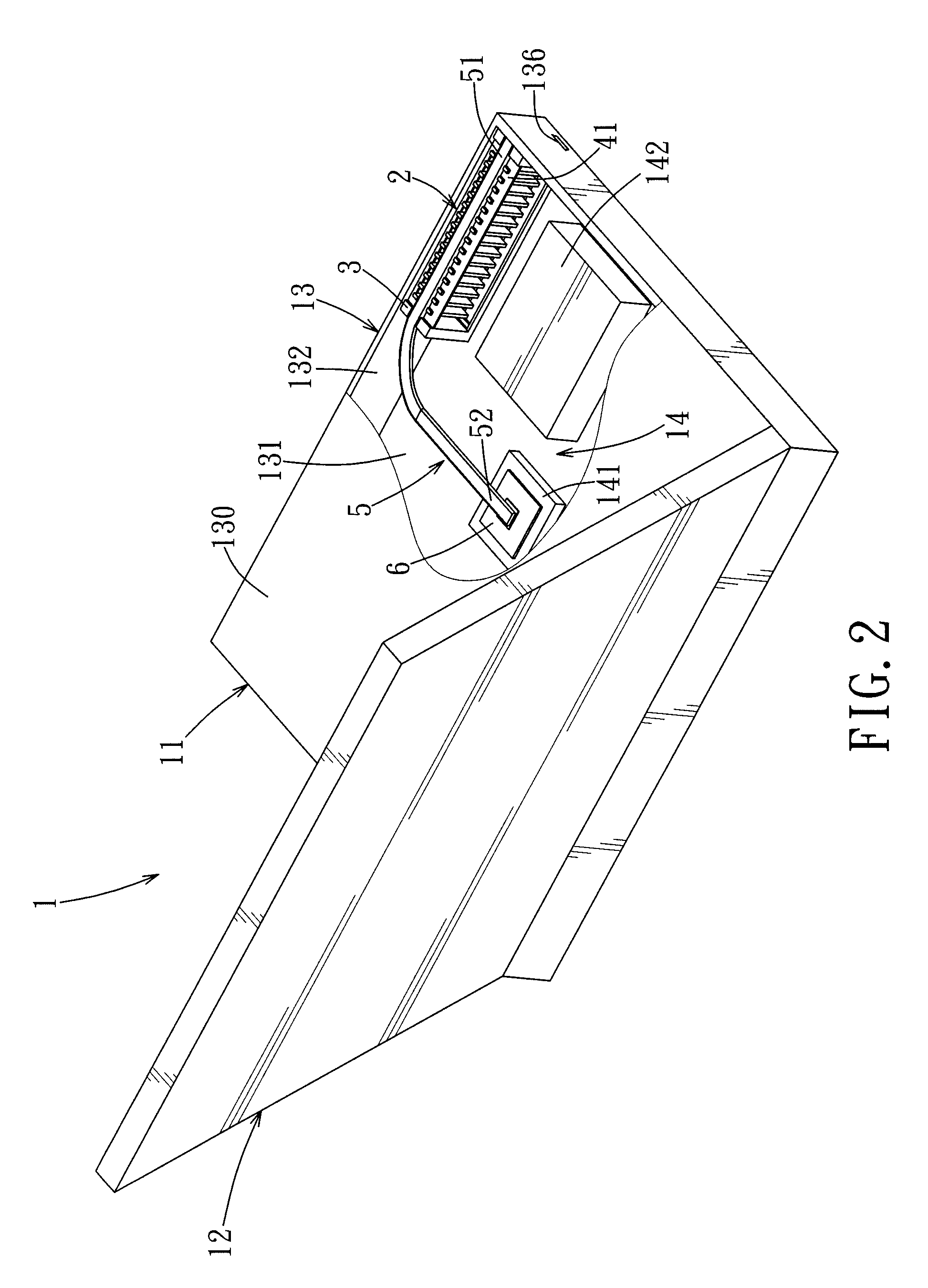 Heat-dissipating module having a dust removing mechanism, and assembly of an electronic device and the heat-dissipating module