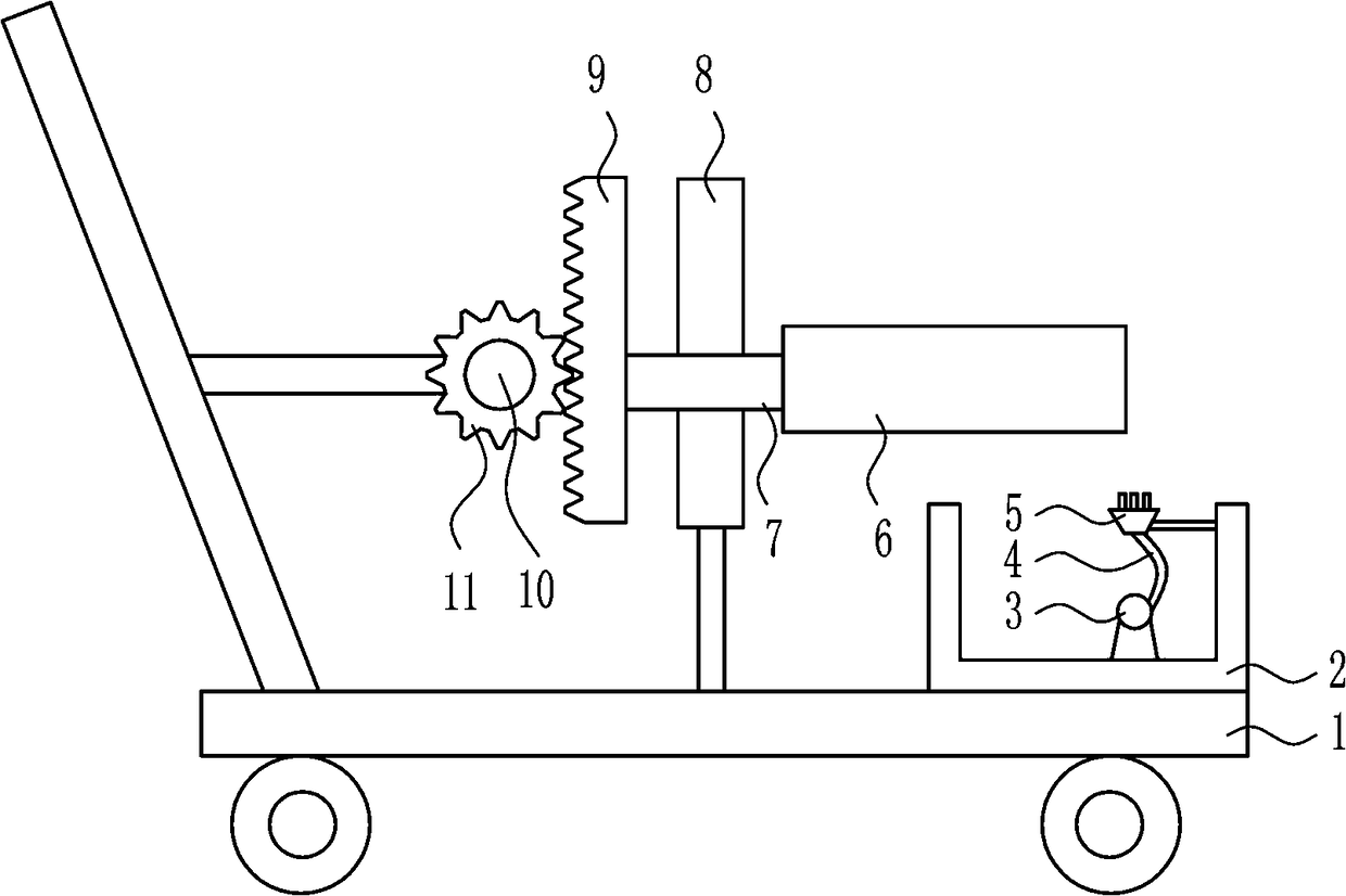 A uniform painting device for construction