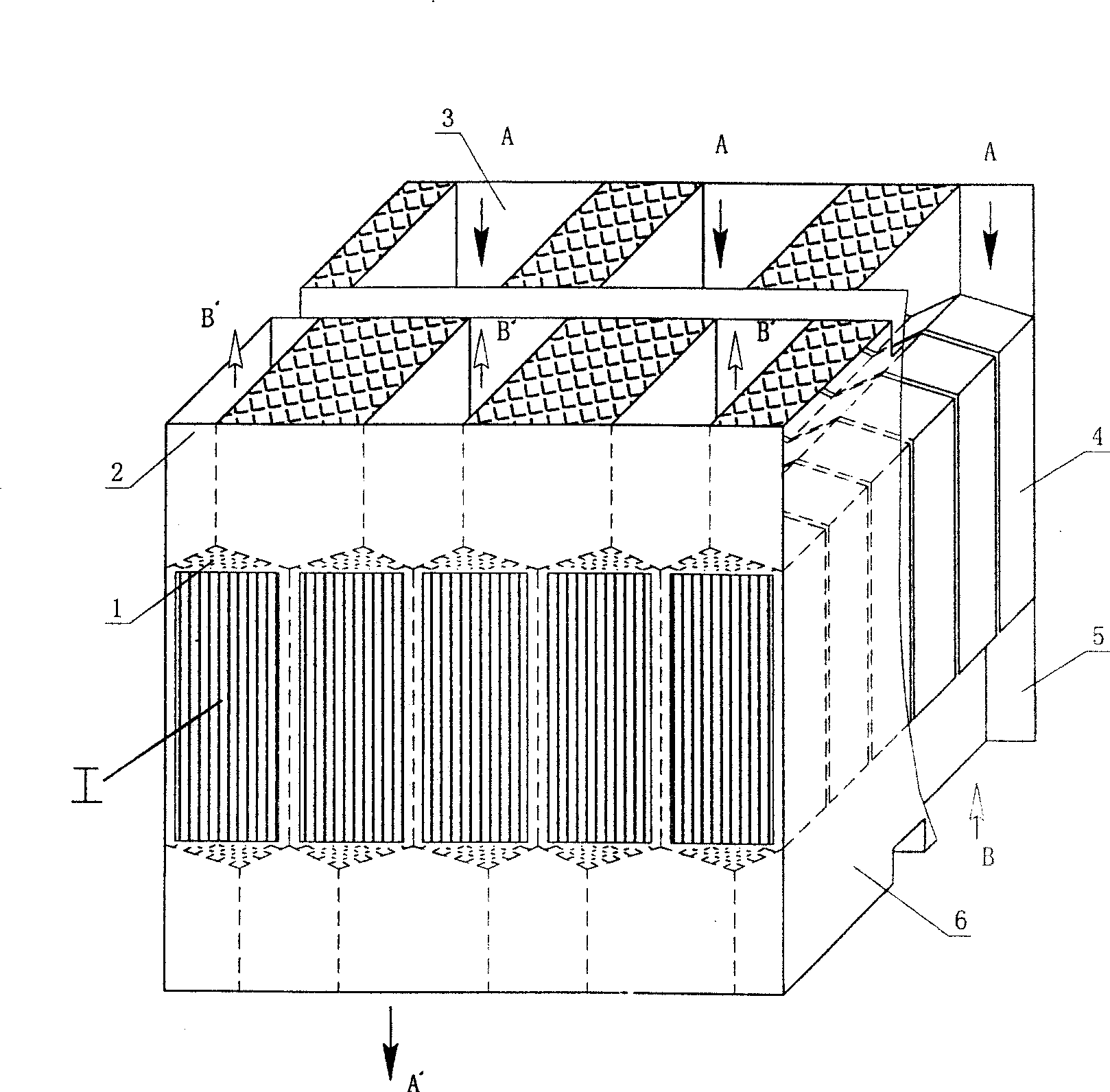 Plate type air preheater