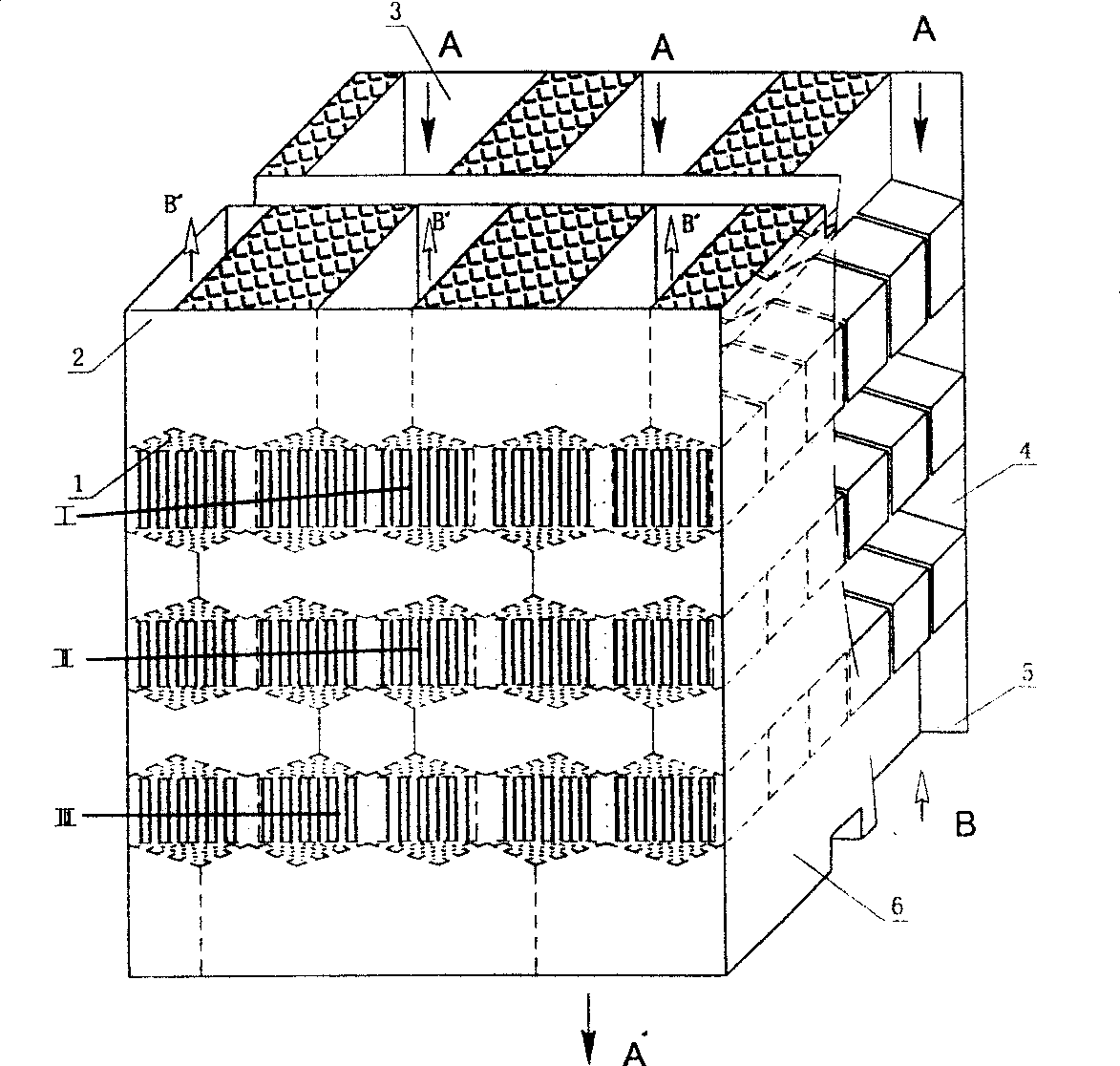 Plate type air preheater