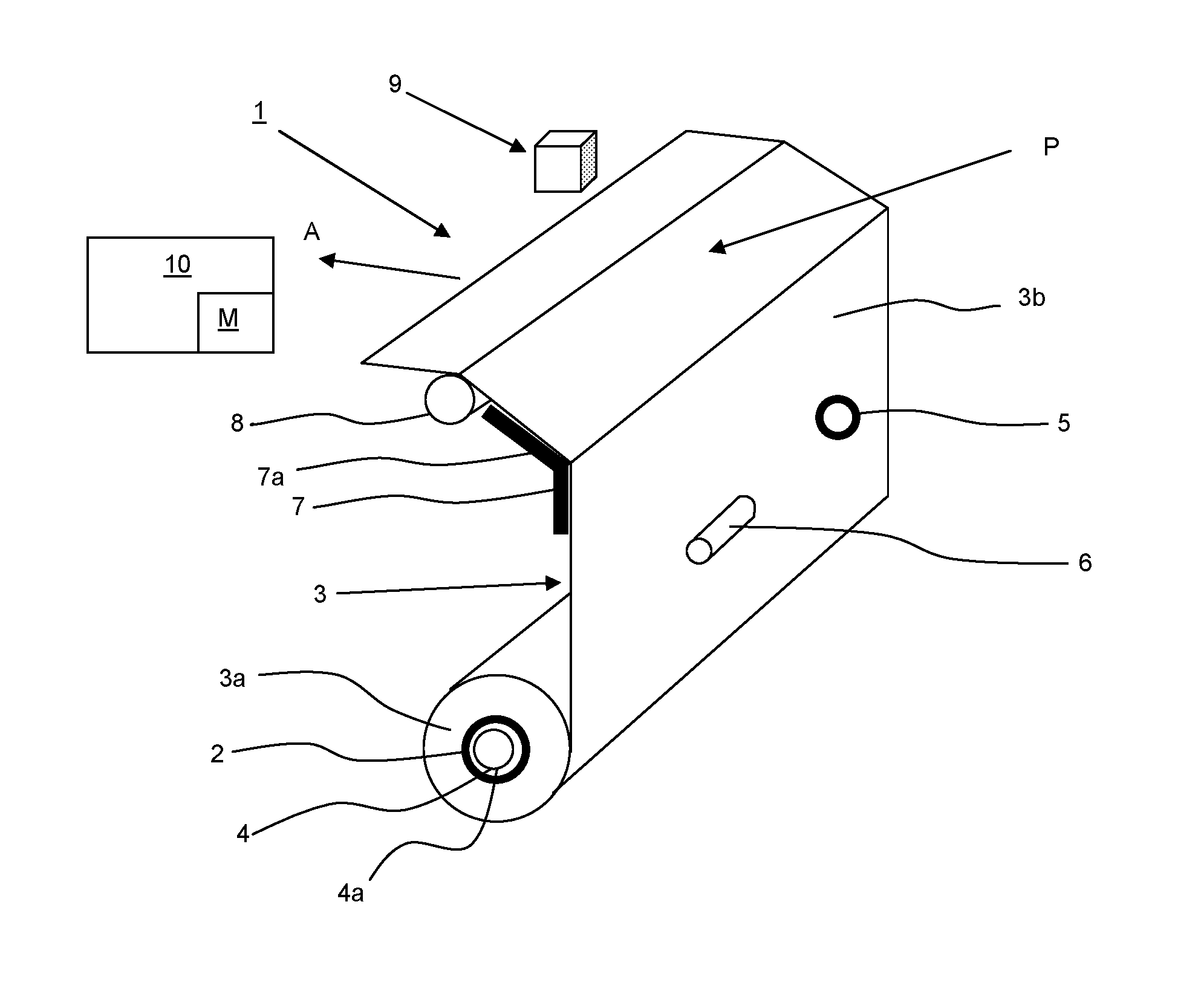 Imaging system for processing a media