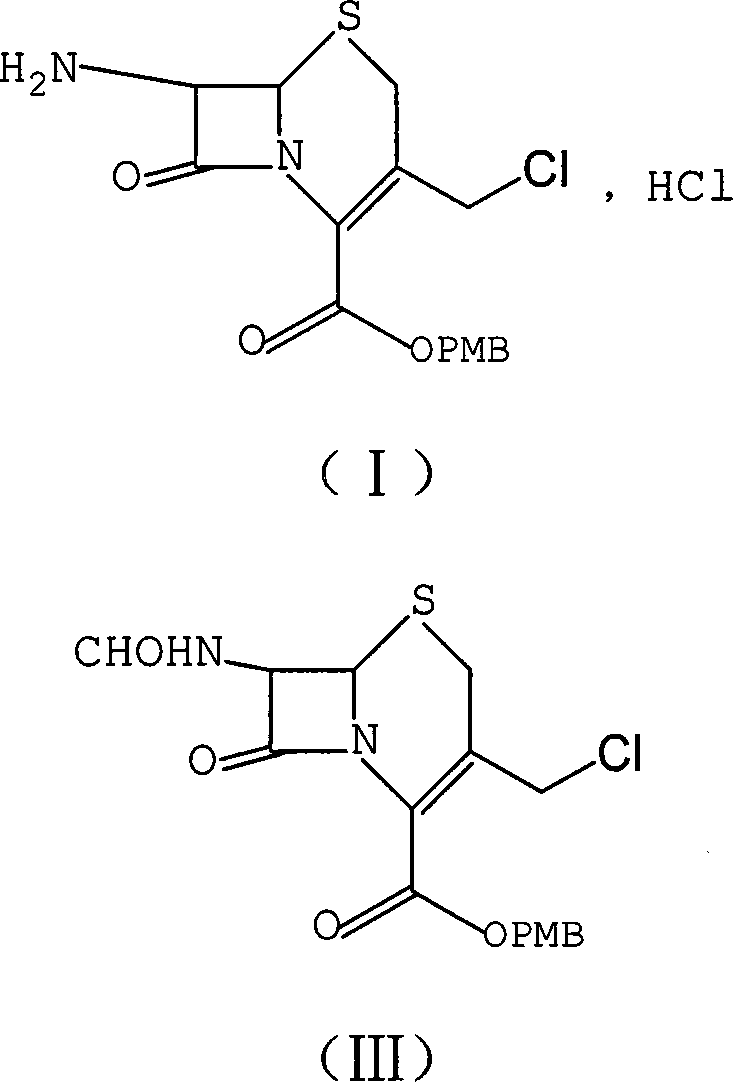 A kind of efficient preparation method of new cefotaxime sulfate intermediate