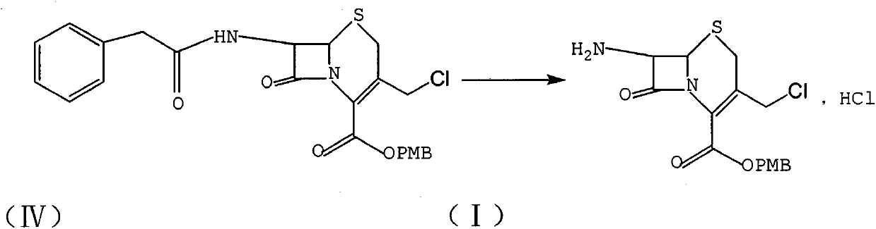 A kind of efficient preparation method of new cefotaxime sulfate intermediate