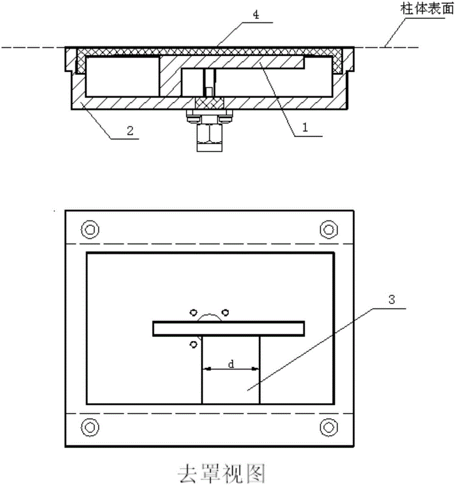 Cylinder conformal element antenna