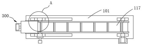 Double-servo feeding device for feeder and feeding method of double-servo feeding device