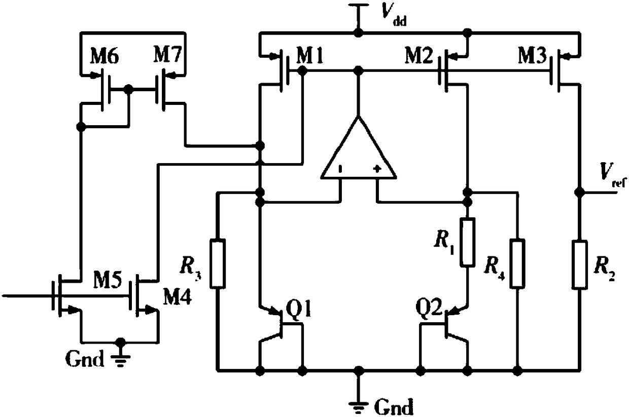 Reference voltage source with lower power consumption and high stability and power supply device