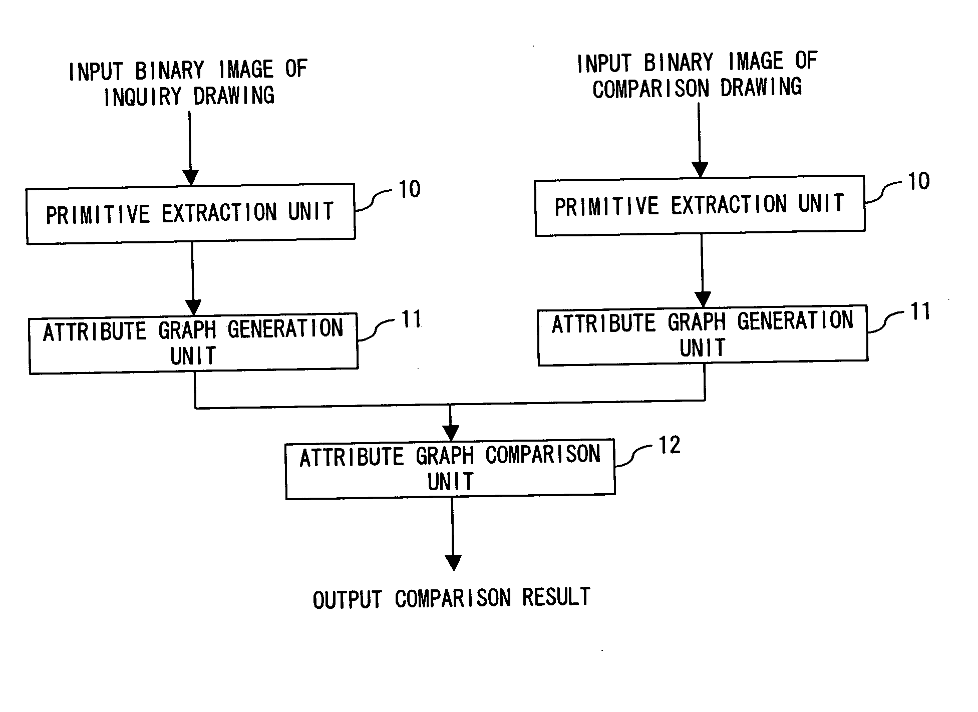 Drawing comparison apparatus