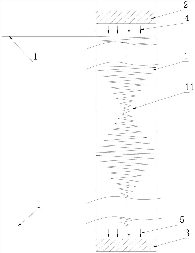 Device for detecting gas components