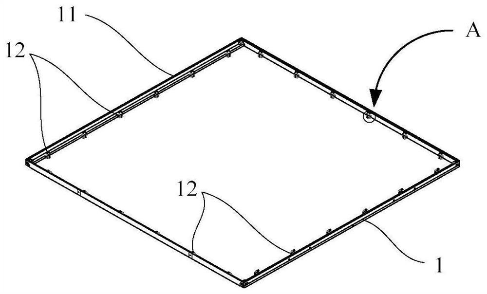 Silicon wafer carrier plate, carrier plate electrode device and coating equipment