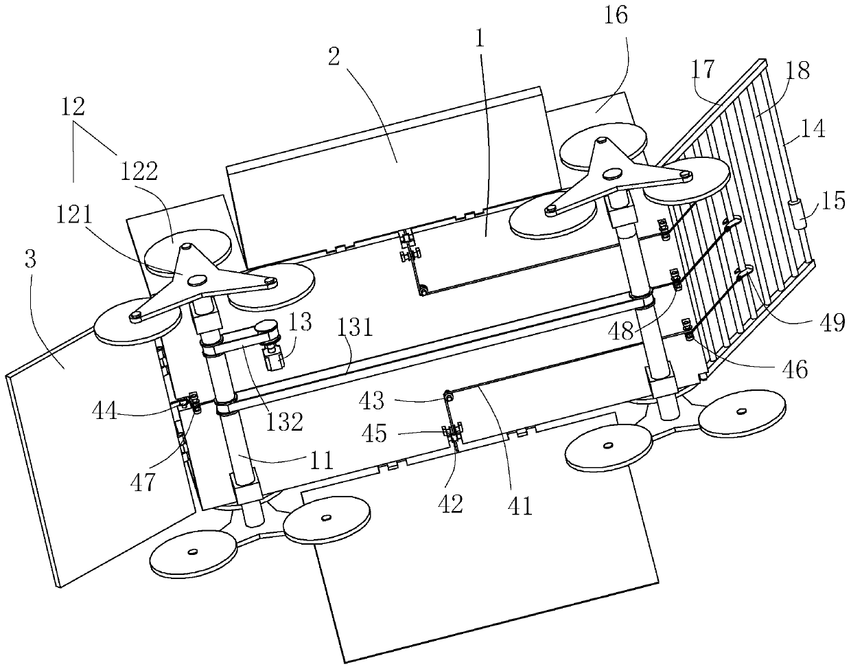 Electric power assisted carrying device for stair