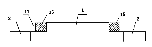 Fecal leakage plate of sow farrowing crate