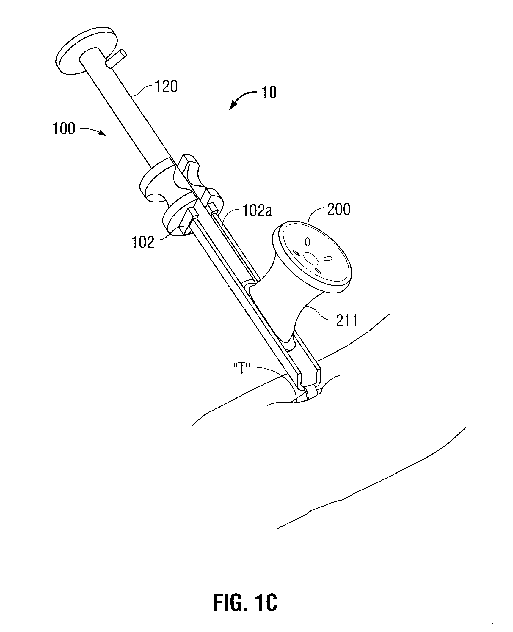 Surgical introducer and access port assembly