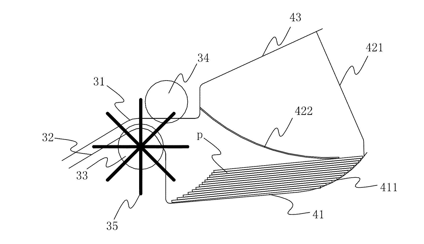 Sheet-like medium stacking apparatus