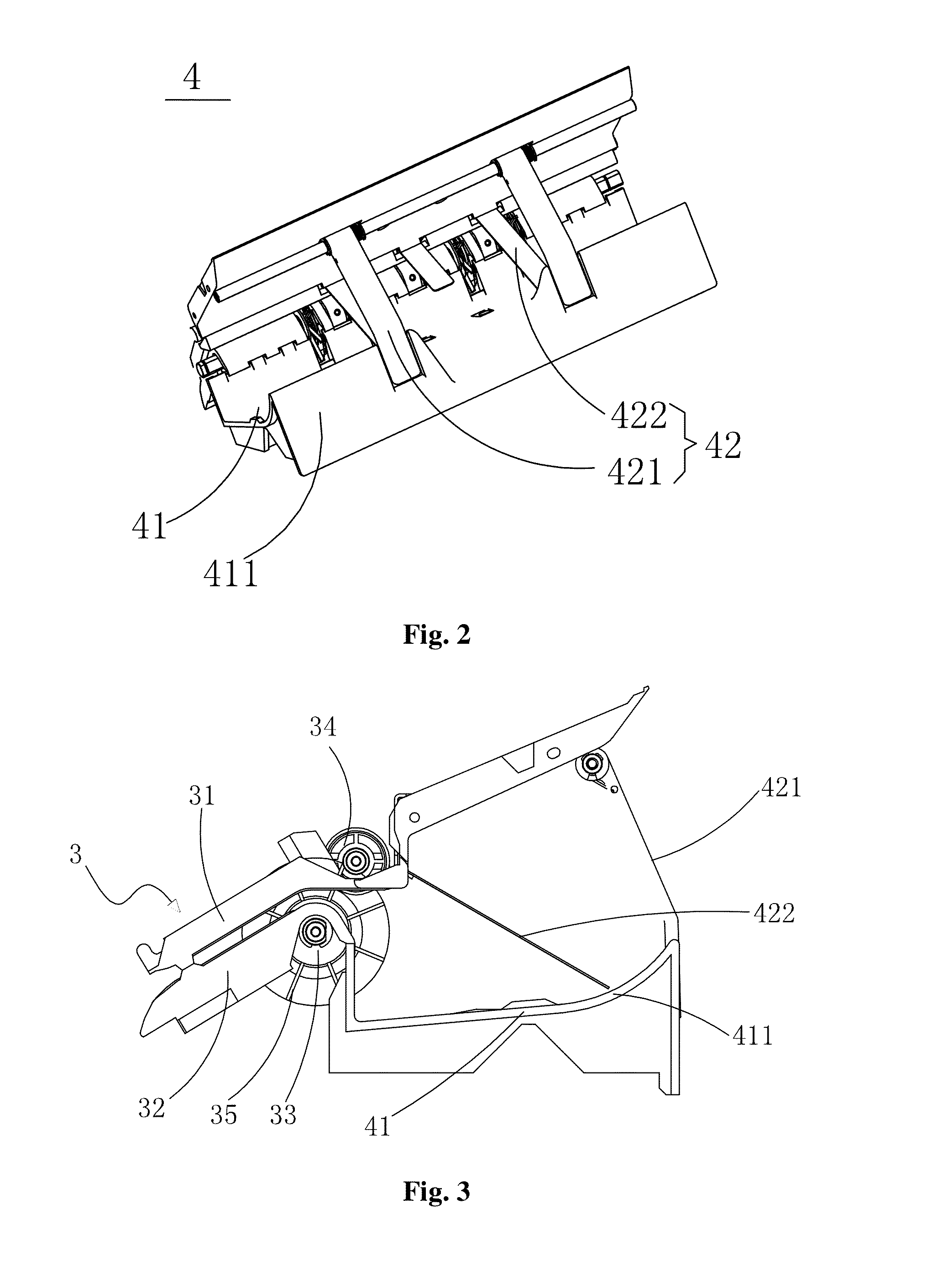 Sheet-like medium stacking apparatus