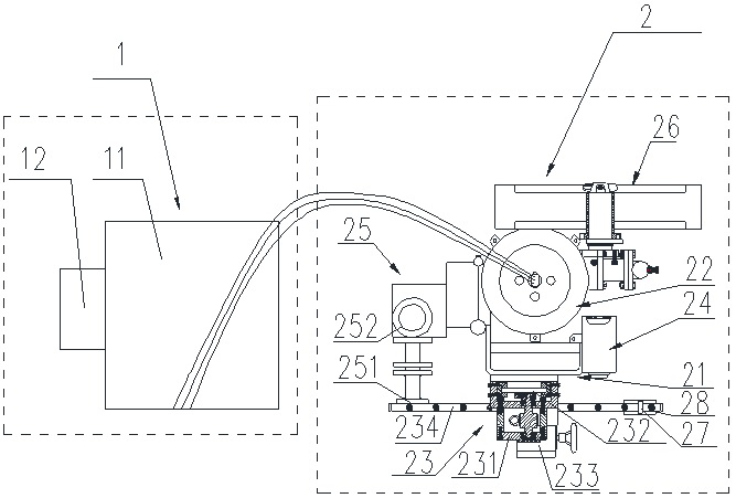 Welding process of automatic welding equipment for high-pressure container