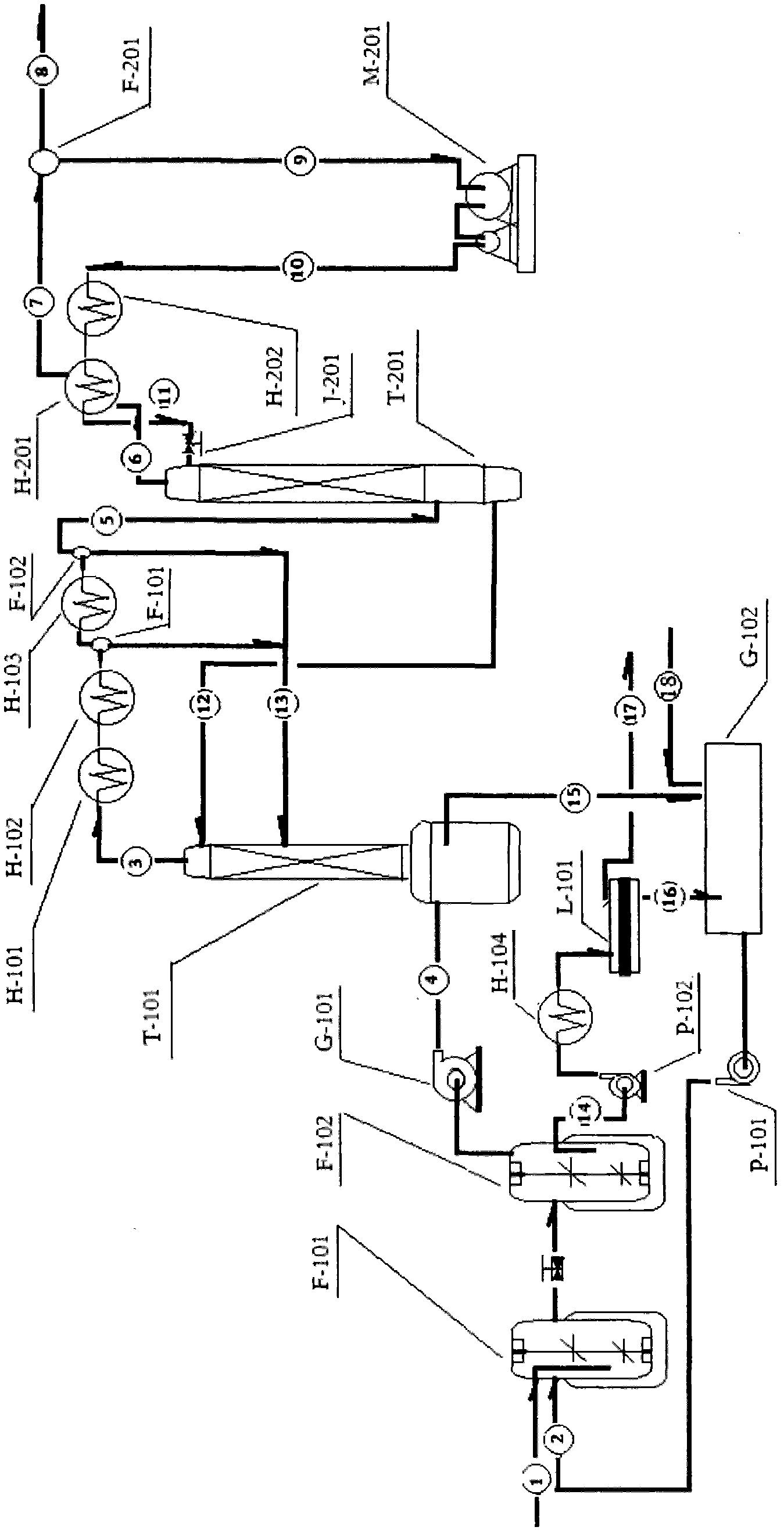 Method and system for treating silicon tetrachloride by hydrolysis method