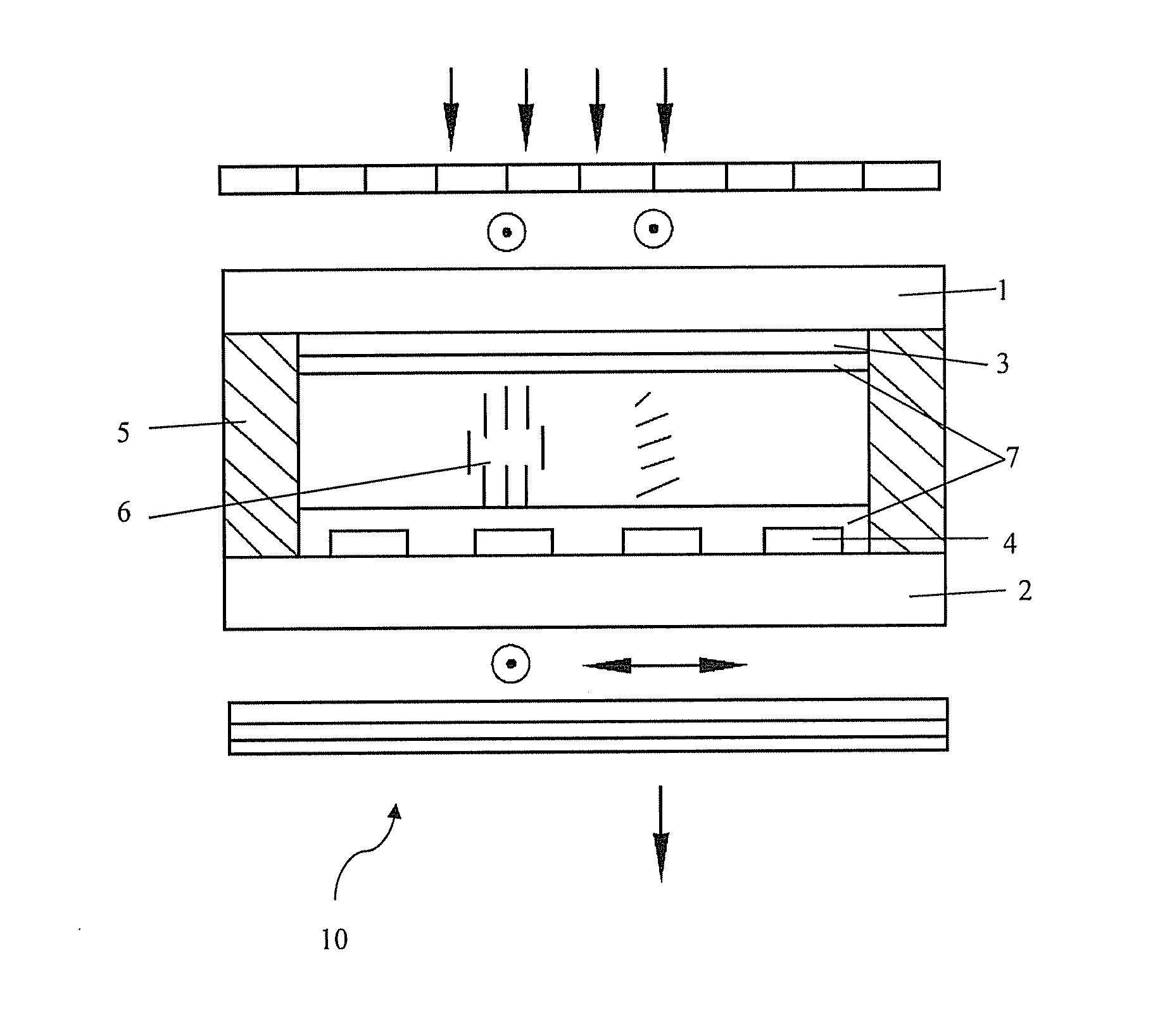 Baking device for liquid crystal alignment films