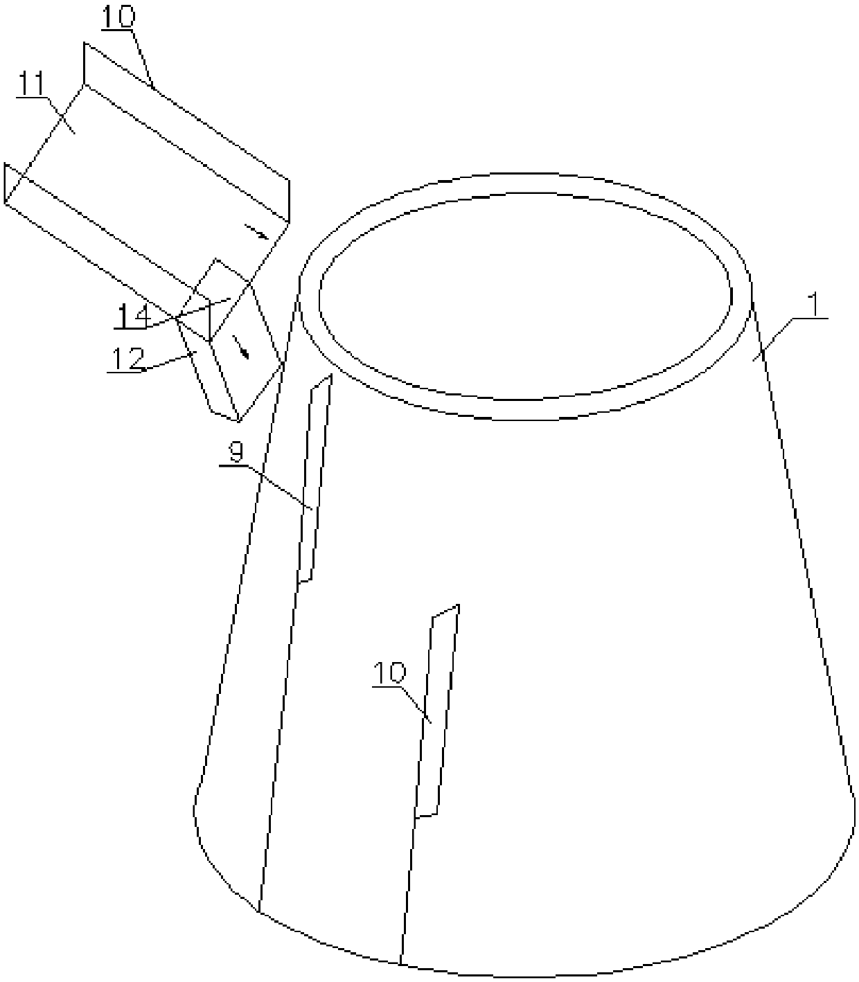 High-speed vertical magnetic resorting system of composite magnetic field and sorting method thereof