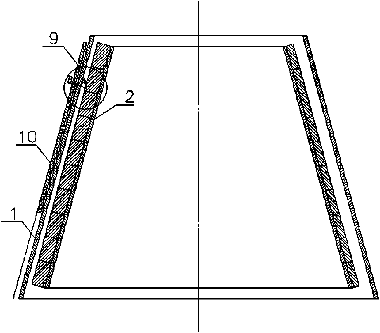 High-speed vertical magnetic resorting system of composite magnetic field and sorting method thereof