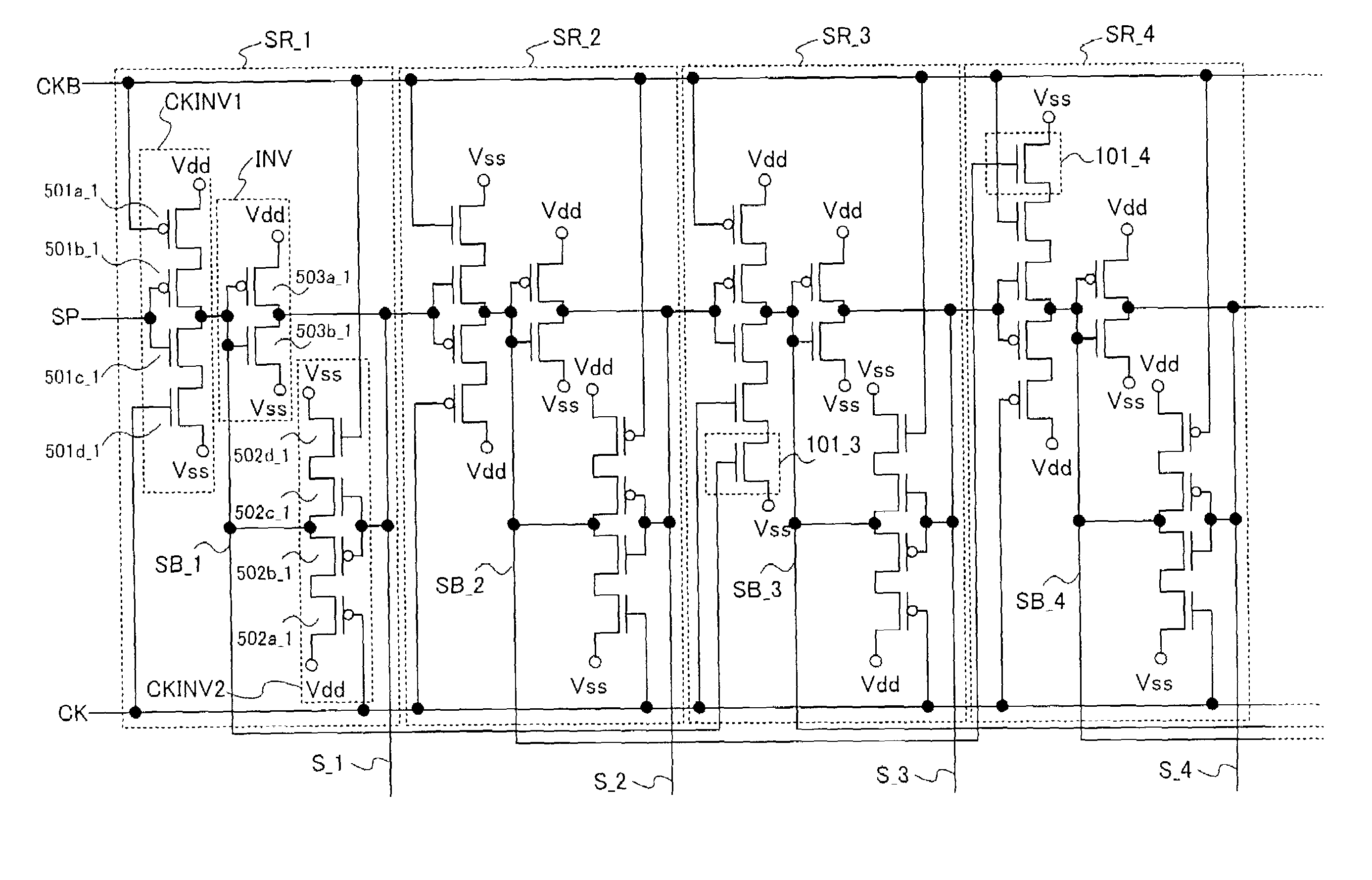 Shift register and method of driving the same