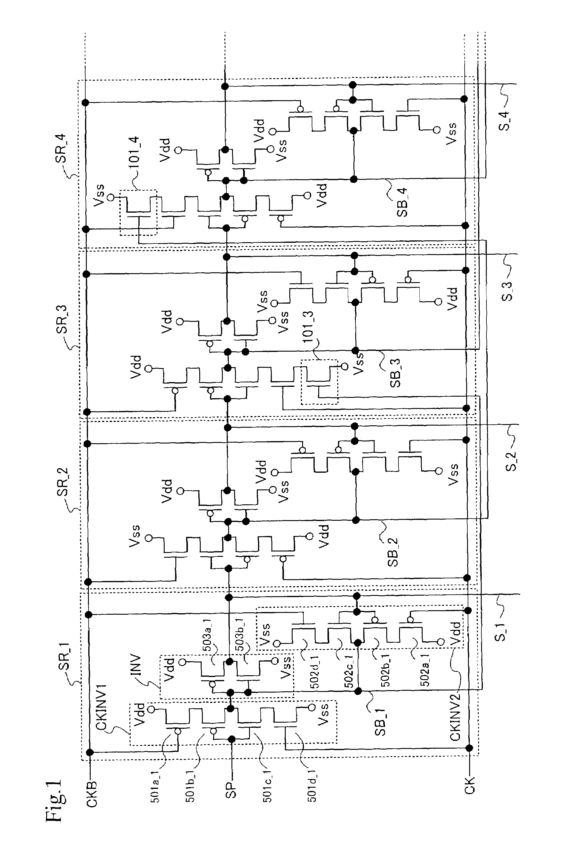 Shift register and method of driving the same