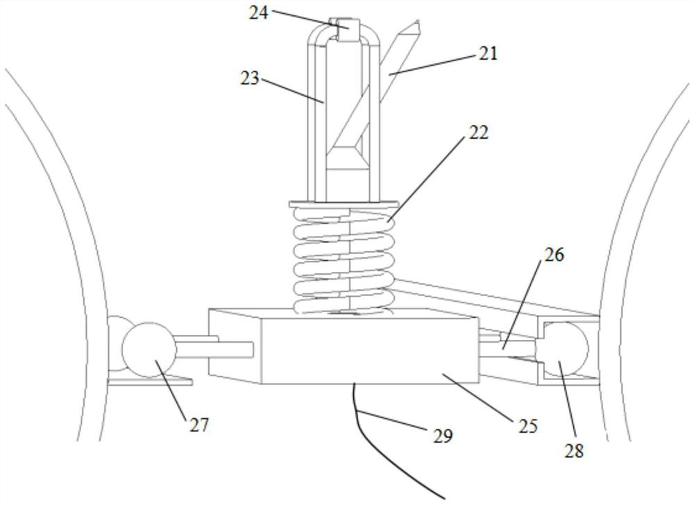 Accurate welding device for lock catch longitudinal seams between small-diameter pipe roofing pipes and construction method